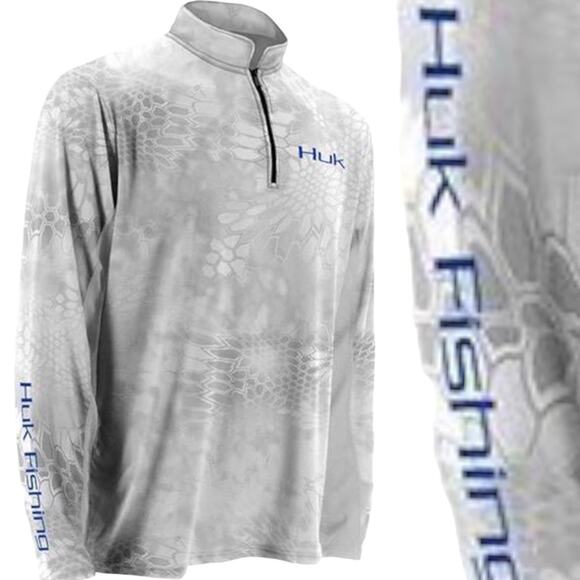 The Huk Kryptek Icon 1/4 Zip Shirt is part of the Kryptek Series Hoodie Size S - Picture 1 of 5
